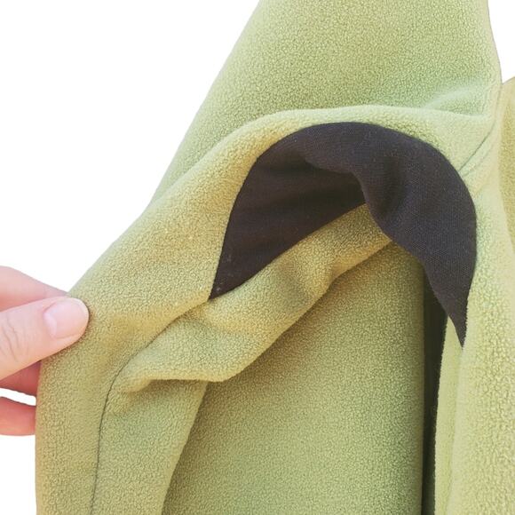 L.L. Bean Zip Up Polartec Fleece Jacket Women's Size Large Sage Green and Grey L - Picture 6 of 16